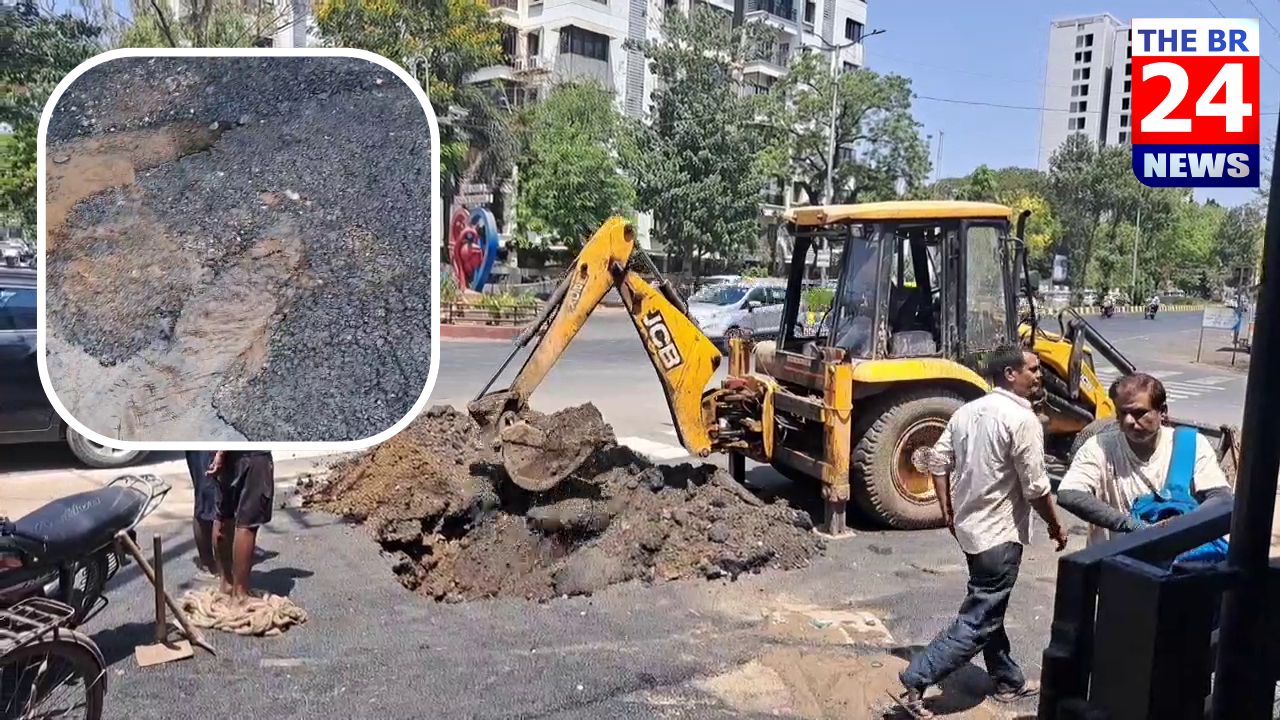 માંજલપુર સ્પંદન ચાર રસ્તા પાસે વારંવાર પાણીની લાઈનમાં ભંગાણ સર્જાવાના મુદ્દે સ્થાનિક અગ્રણી દ્વારા રોડ પર સ્નાન કરવાની ચીમકી.ઉચ્ચારી હતી